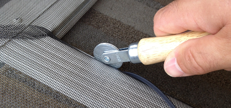 metal screen door repair in West Athens