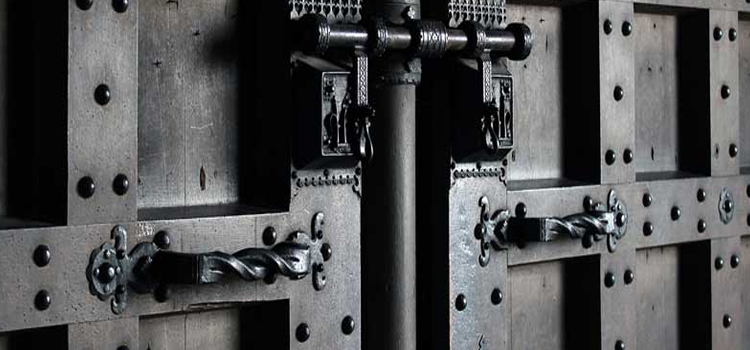 steel entry door repair in West Athens